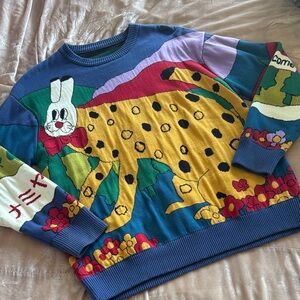 Colorful Graphic Men Sweater